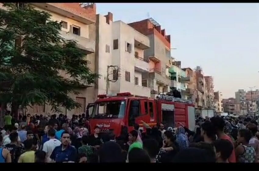 مصرع شخصين وطفلة رضيعة في حريق بمنزلهم بالزقازيق