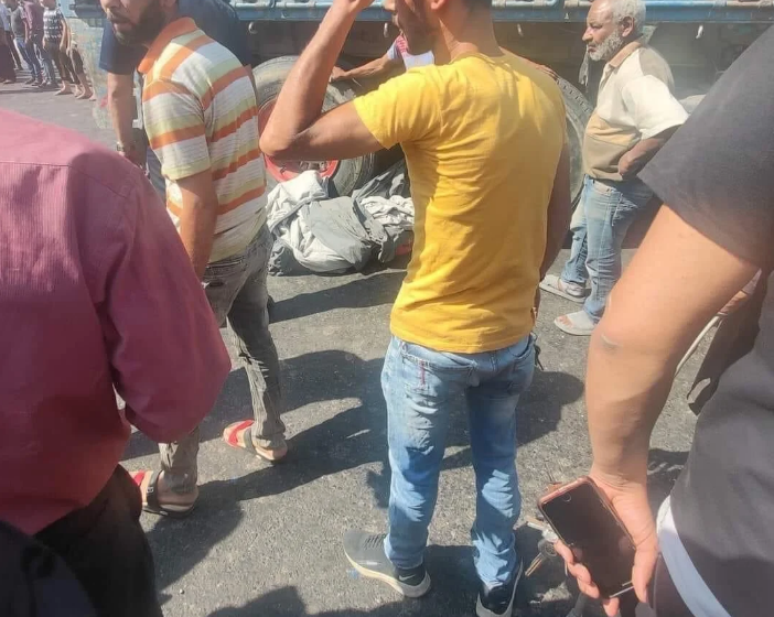  مصرع 3 سيدات صدمتهن تريلا ودهسهن أتوبيس في المنصورة