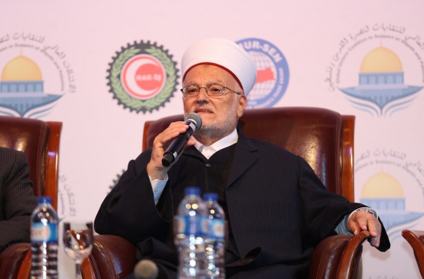  الشيخ عكرمة صبري يدعو لتكثيف الرباط بالأقصى