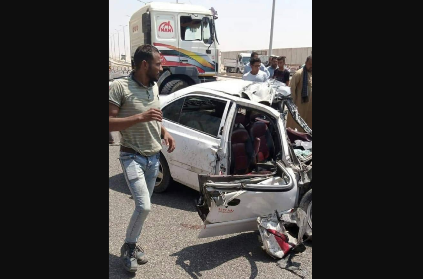  مصرع مواطن وإصابة آخرين في حادث تصادم بالعاشر