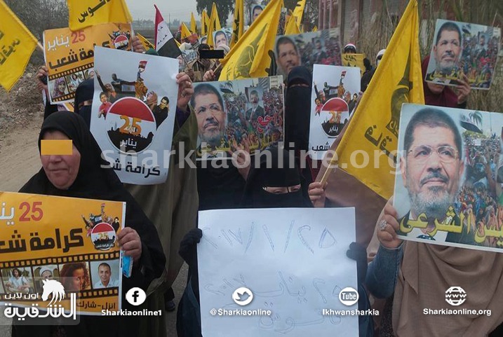  انتفاضة شعبية لثوار فاقوس إحياء لذكري ثورة 25 يناير