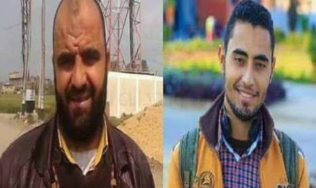  إخوان أبو حماد يواسون أخاهم المعتقل أوسام راشد في وفاة والدته
