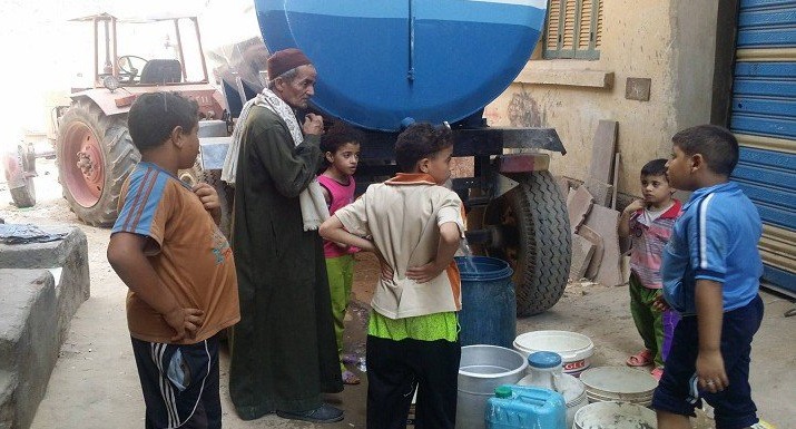  غضب بين أهالي فاقوس من انقطاع مياه الشرب