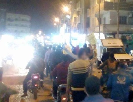  مسيرة لثوار منيا القمح رفضًا لتهجير “أقباط سيناء”