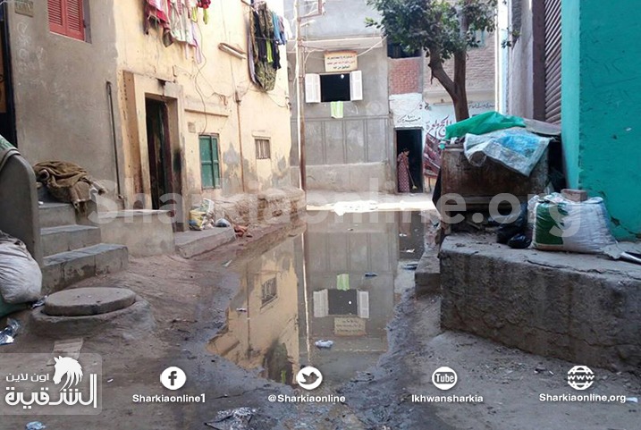  غضب في بلبيس بعد معاودة طفح المجاري