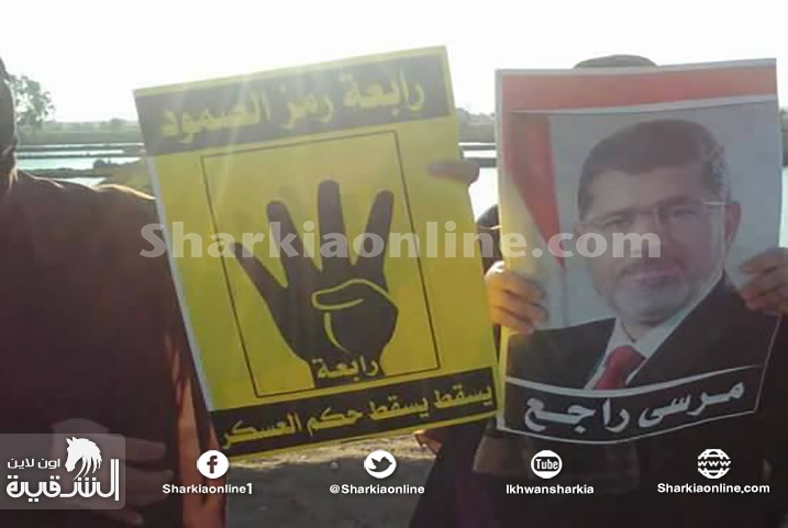  بالصور.. سلاسل بشرية لثوار أبوحماد ضمن أسبوع “سيناء تفضح خيانتكم”
