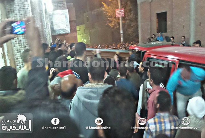  بالصور..تشييع جنازة الشهيد “أحمد محفوظ” من مسقط رأسه بمنيا القمح