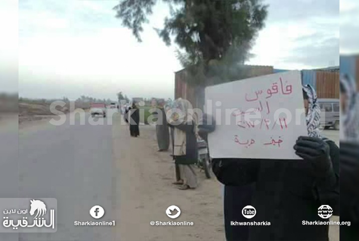  ثوار فاقوس يواصلون تظاهرات أسبوع “خبز وحرية”