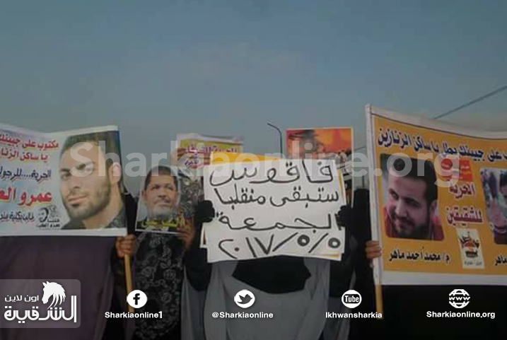  بالصور.. ثوار فاقوس بالشرقية يدشنون تظاهرات “ستبقي منقلباً “