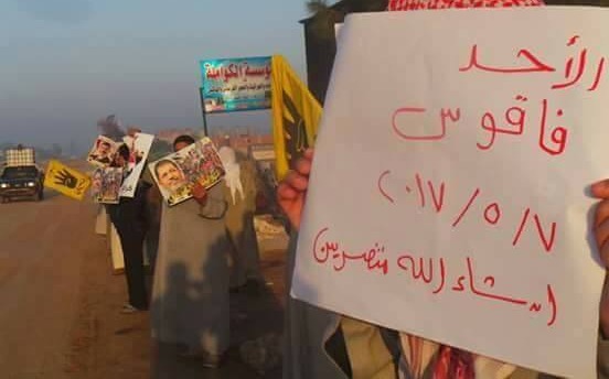  بالصور.. ثوار فاقوس يستنكرون مؤامرات الانقلاب ضد الرئيس مرسي