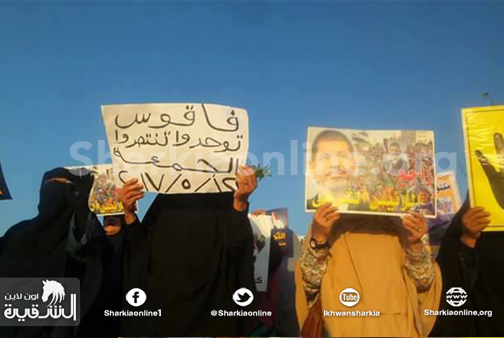  بالصور.. ثوار فاقوس بالشرقية يدشنون مظاهرات “توحدوا تنتصروا”