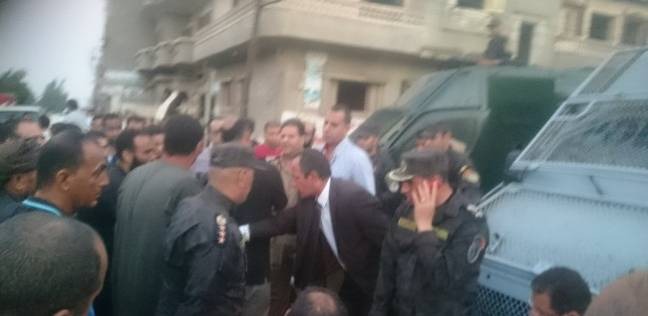  اشتباكات بين أمن الانقلاب والأهالي  بسبب هدم المنازل بمنيا القمح
