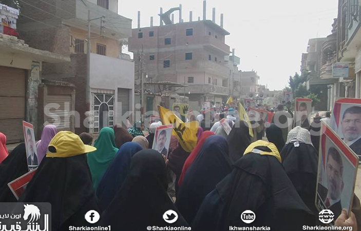  أحرار فاقوس يحتشدون بمسيرة حاشدة في جمعة “إيد واحده”