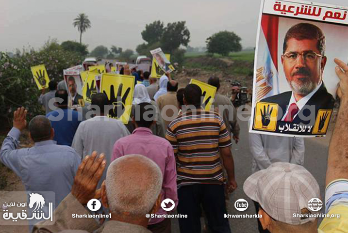  بالصور..أحرار فاقوس يدشنون تظاهرات ” أنقذوا المختفين قسرياً