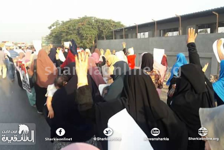  مسيرة حاشدة لثوار الزقازيق ضد الانقلاب