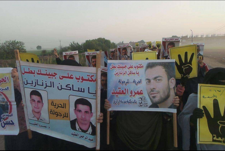  بالصور.. ثوار فاقوس يدشنون فعاليات “أوقفوا التصفية الجسدية”