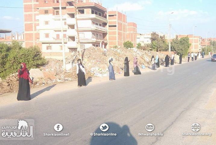  سلاسل بشرية لثوار الزقازيق ضمن أسبوع  “أوقفوا التصفية الجسدية”