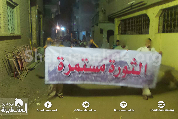 مسيرة لثوار شلشلمون ضد الانقلاب العسكري