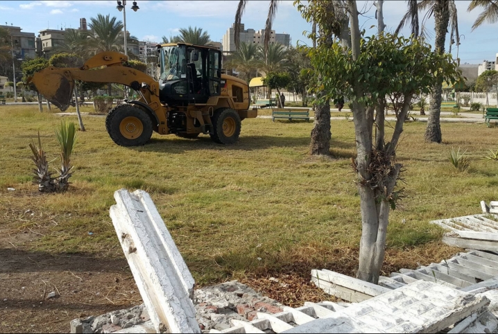  أهالى الزقازيق يشكون من هدم أصحاب النفوذ حديقة “الحسينية”