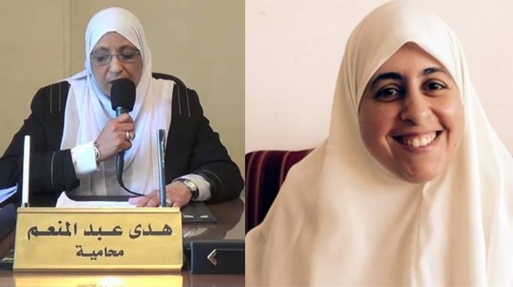  نيابة الانقلاب تحبس عائشة الشاطر وهدى عبدالمنعم وآخرين 15 يوما