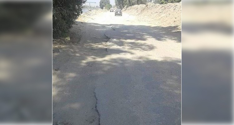  بالصور.. طريق “بلبيس – أبو سمران” متهالك.. والأهالي يستغيثون