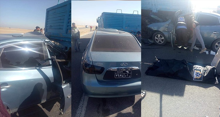  بالصور.. مصرع طيار بالجيش من “الإبراهيمية” في حادث سير