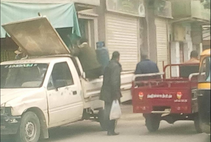  “إيناس” تصيب مدينة بلبيس بالشلل التام