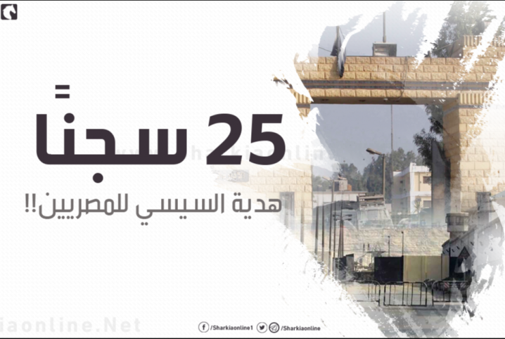  25 سجنًا..هدية السيسي للمصريين”انفوجراف”