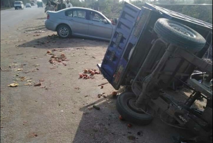  حادث مروع على طريق “بلبيس – العاشر” يسفر عن 4 إصابات