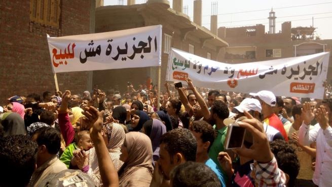  نشطاء تويتر يتضامنون مع #جزيرة_الوراق ضد تهجيرهم