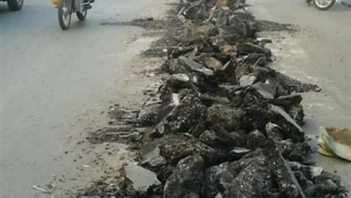  شكوى من سوء حالة طريق عزبة المرعشلي بالإبراهيمية