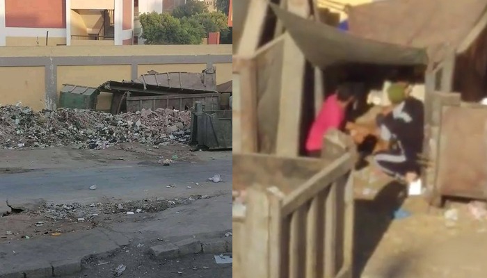  استغاثات من صناديق قمامة تستخدم في الأعمال الخارجة عن القانون بالزقازيق