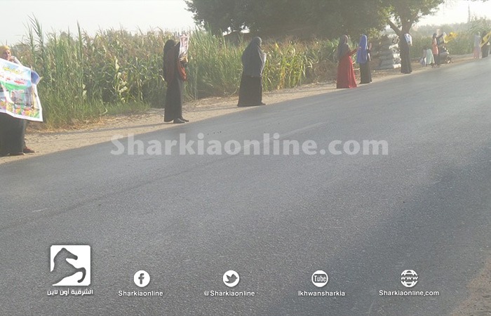 ثوار أنشاص الرمل يحيون ذكري فض رابعة