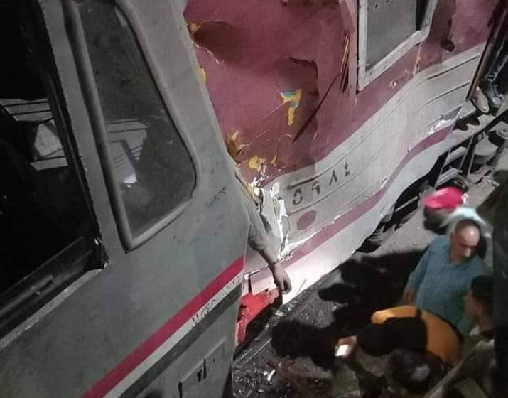  مصرع وإصابة 25 شخصًا في خروج قطار عن القضبان بالقليوبية